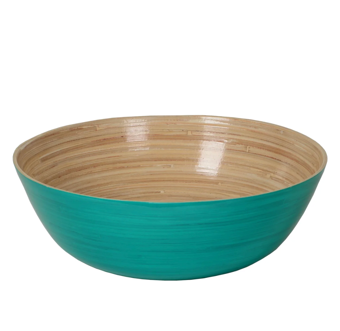 Bamboo Everything Bowl, Turquoise