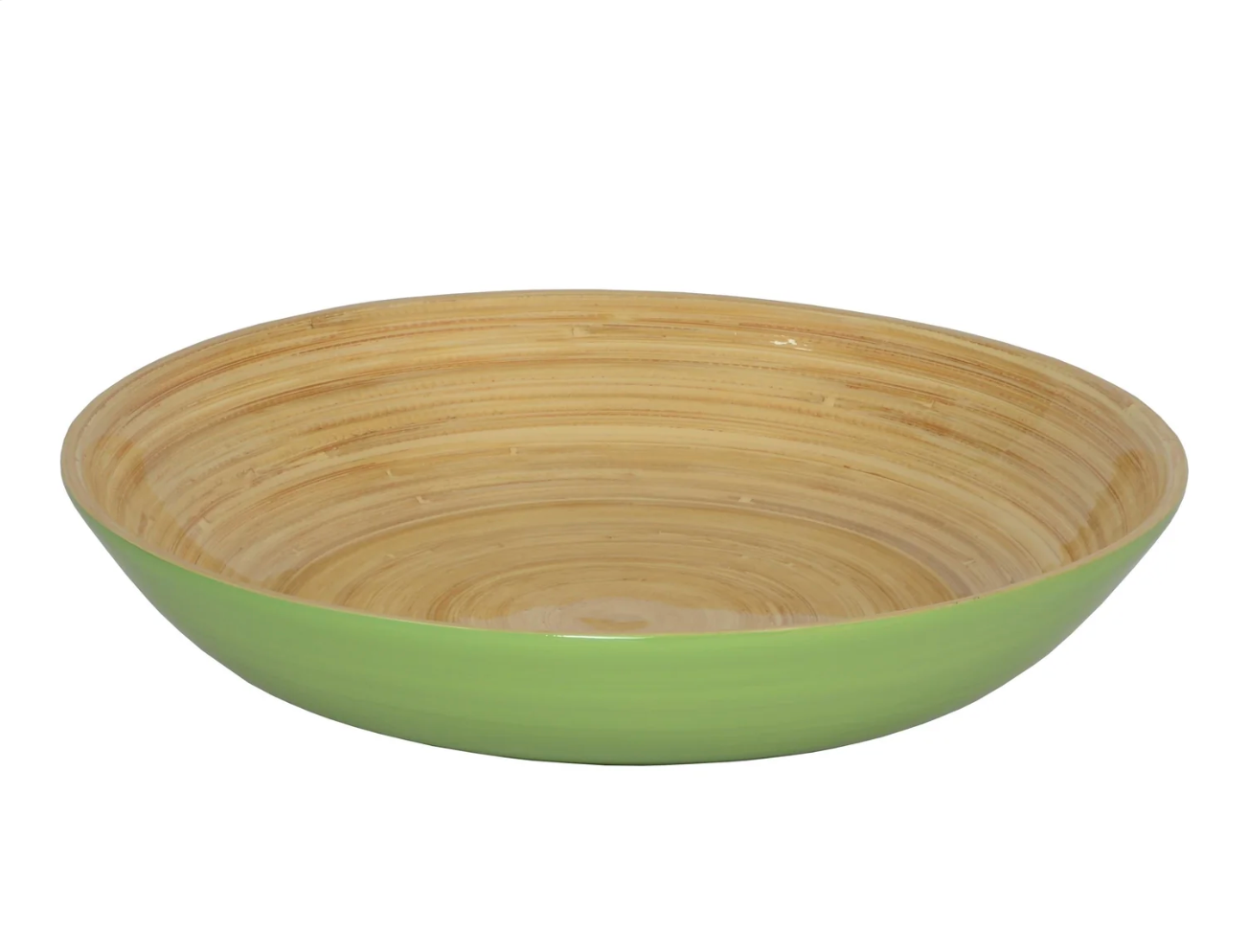 Bamboo Fruit Bowl, Pastel Green
