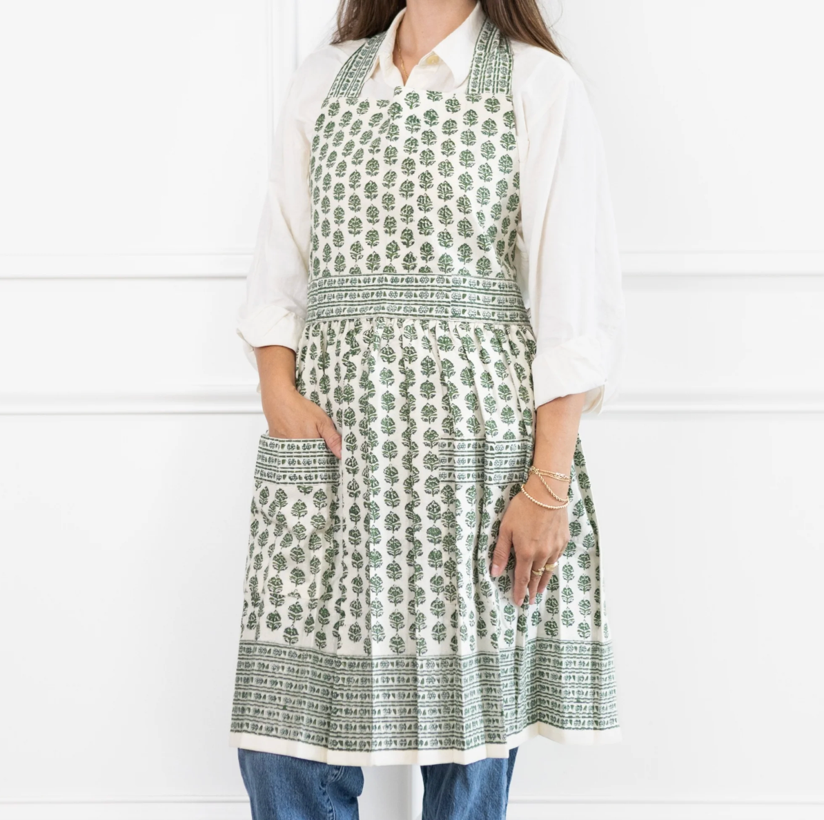 Elise Green Apron