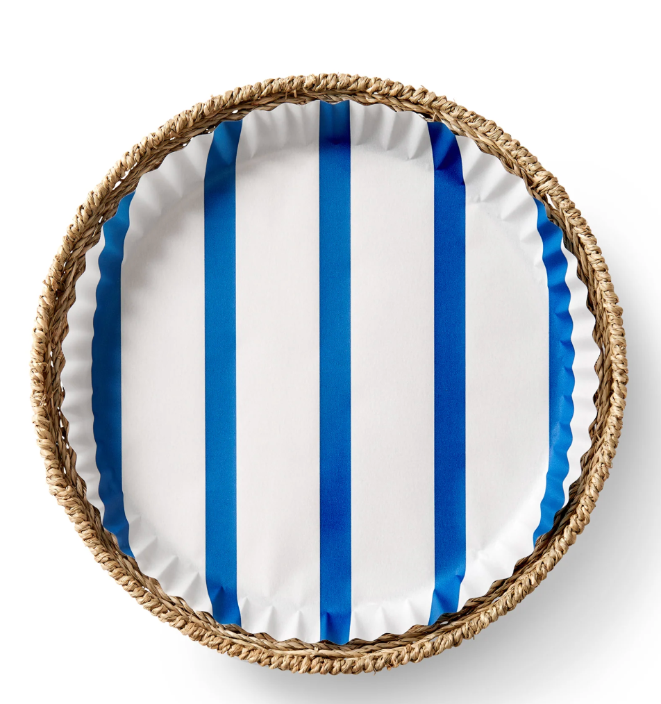 Bold Blue Stripe Pre Formed Liners