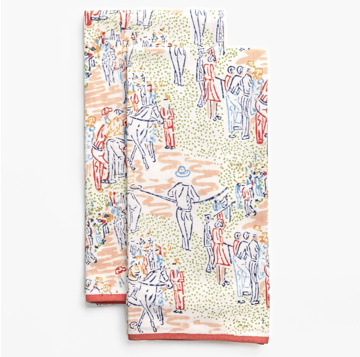 Day at the Races Tea Towel