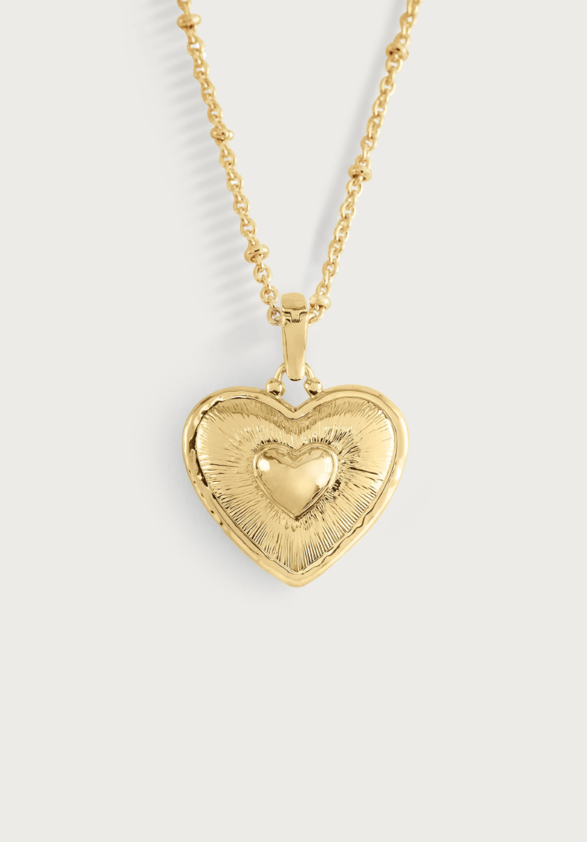 Heart Radiant Gold Charm
