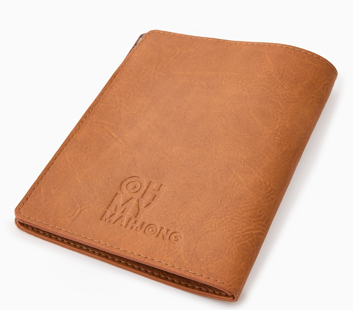 Cognac Mahjong Card Folio
