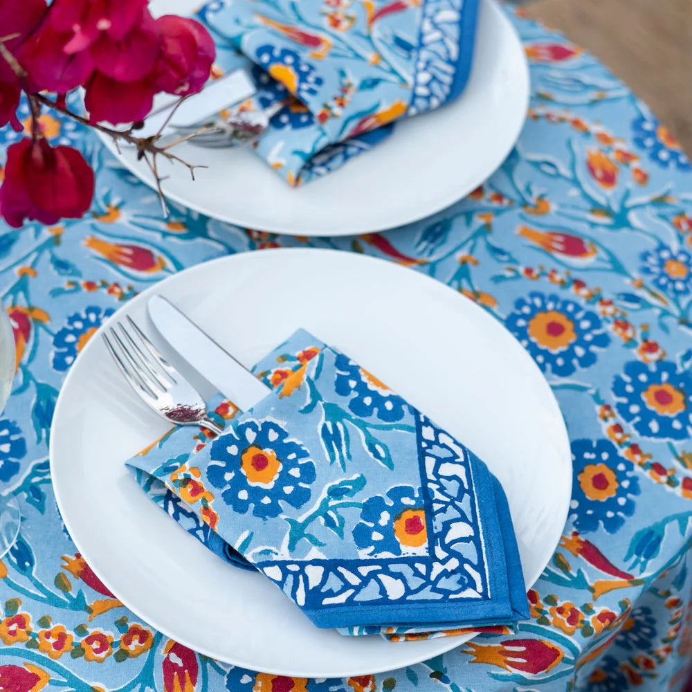 Iznik Blue Napkin: Set of 4