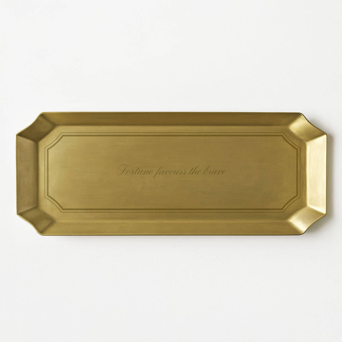 Brass Tray - Fortune Favours the Brave