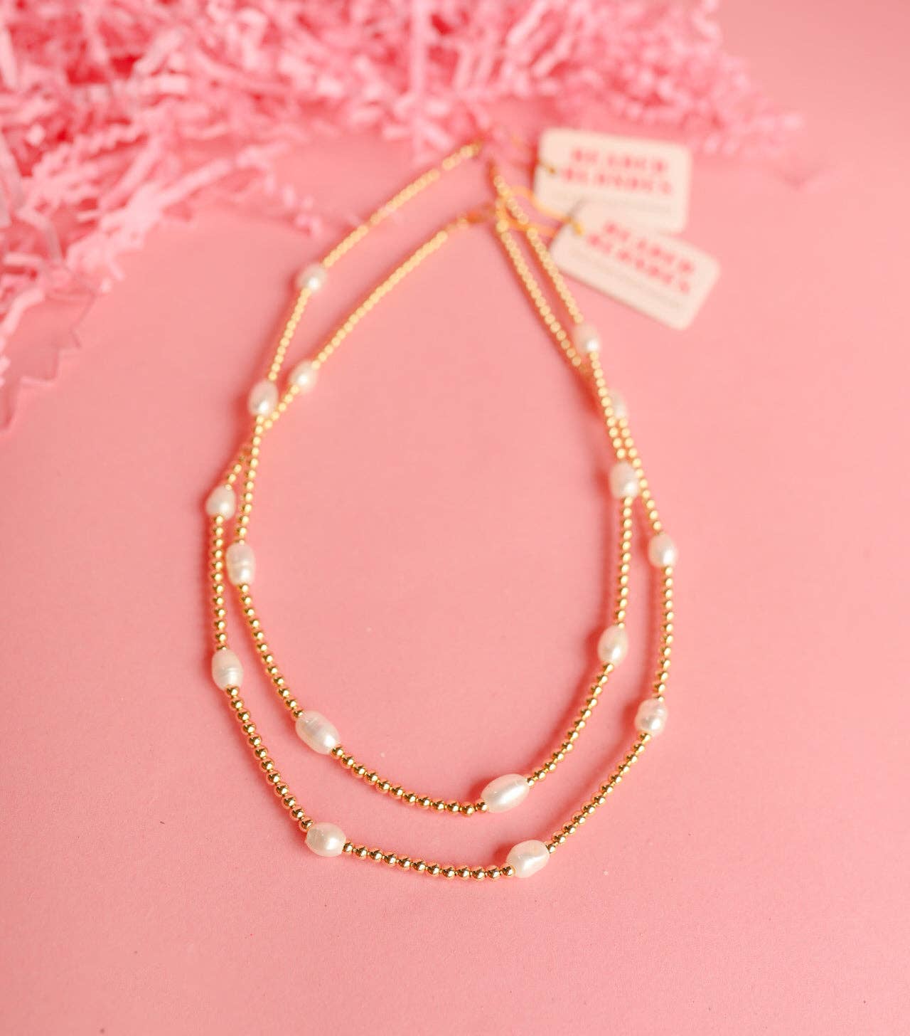 Pearl Poppi Necklace in Gold: 14 inch / Clasp