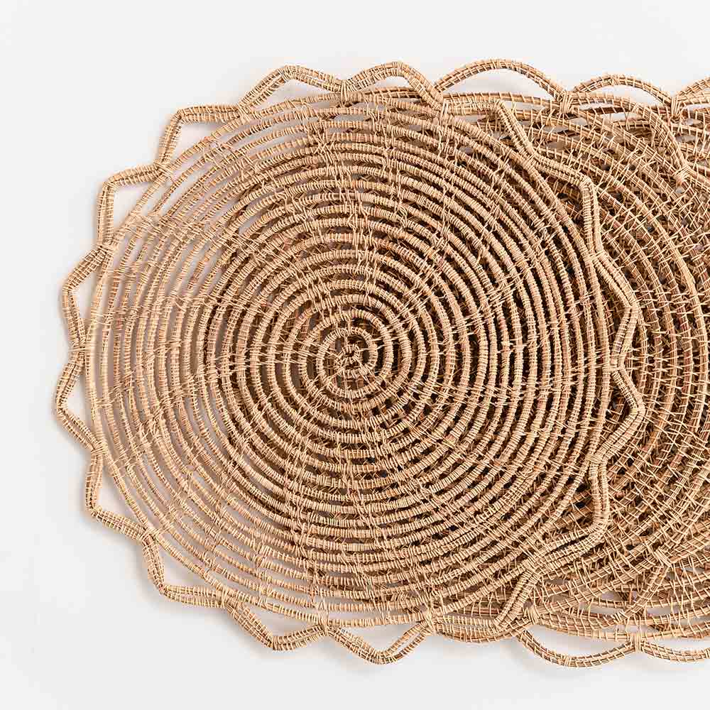Bamboo Cane Placemat - Set of 4