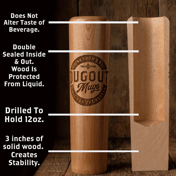 Pete Rose "Charlie Hustle" Baseball Bat Mug - Dugout Mug