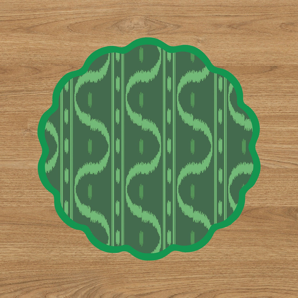 VIDA Festive Reversible Placemats Set of 4 (Green & Red)