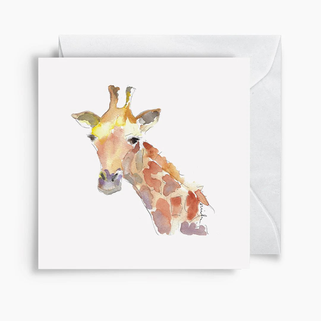 Giraffe Enclosure Card