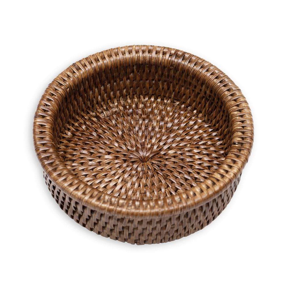 Rattan Wine Bottle Coaster Holder