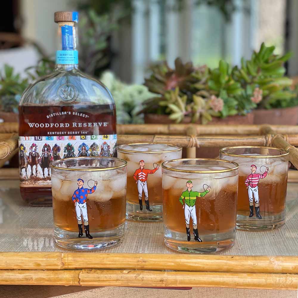 Jockeys Bourbon Glass Mixed: Set of 4