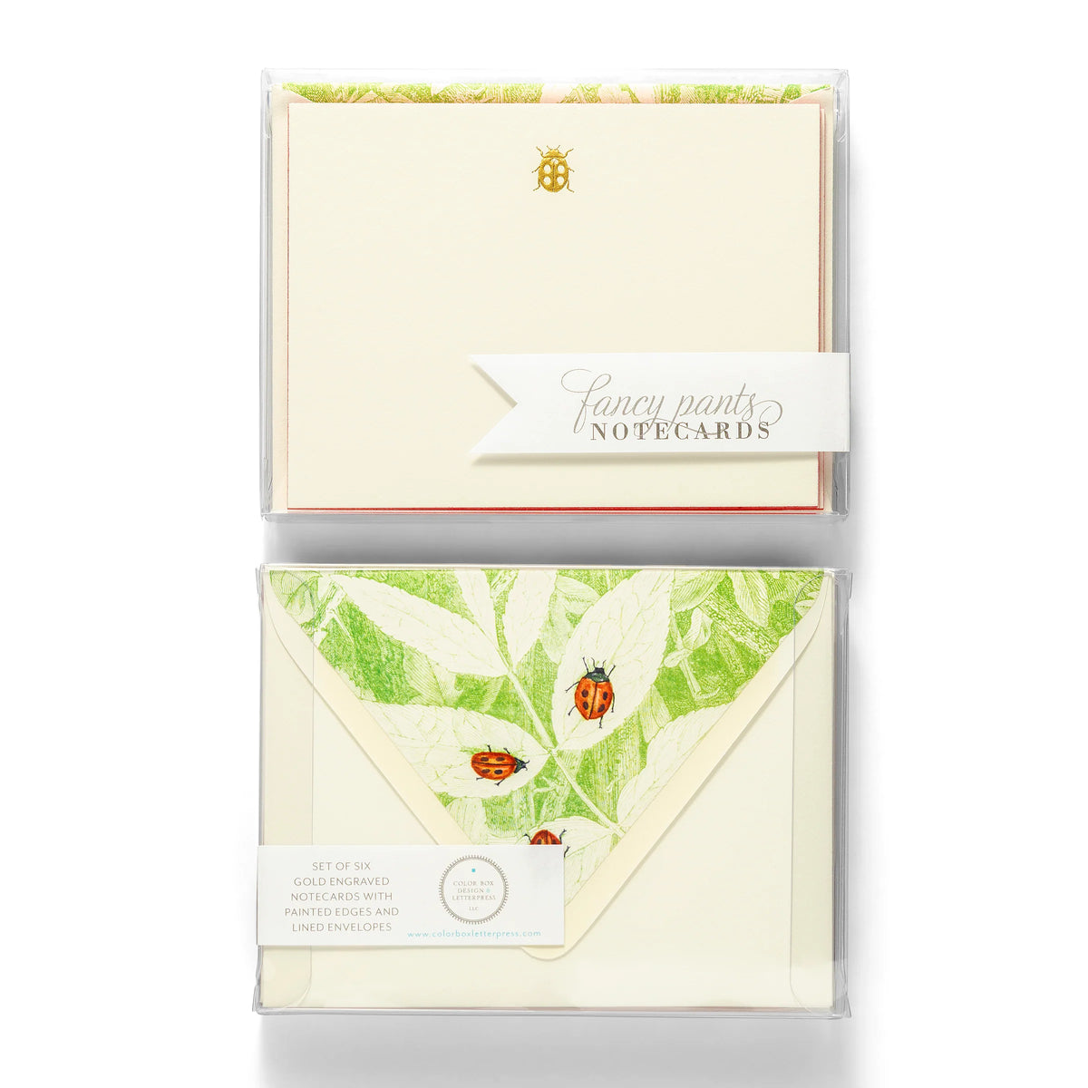 Fancy Pants Notecards | Ladybug