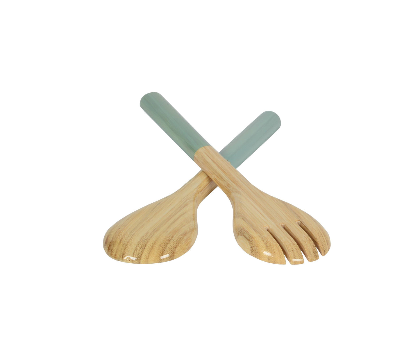 Small Salad Server Set, Light Blue