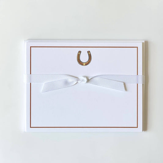 Horseshoe - Flat Note Cards