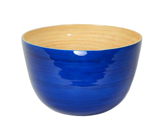 Bamboo Mixing Bowl, Blue