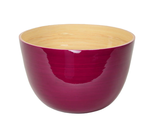 Bamboo Mixing Bowl, Blackberry