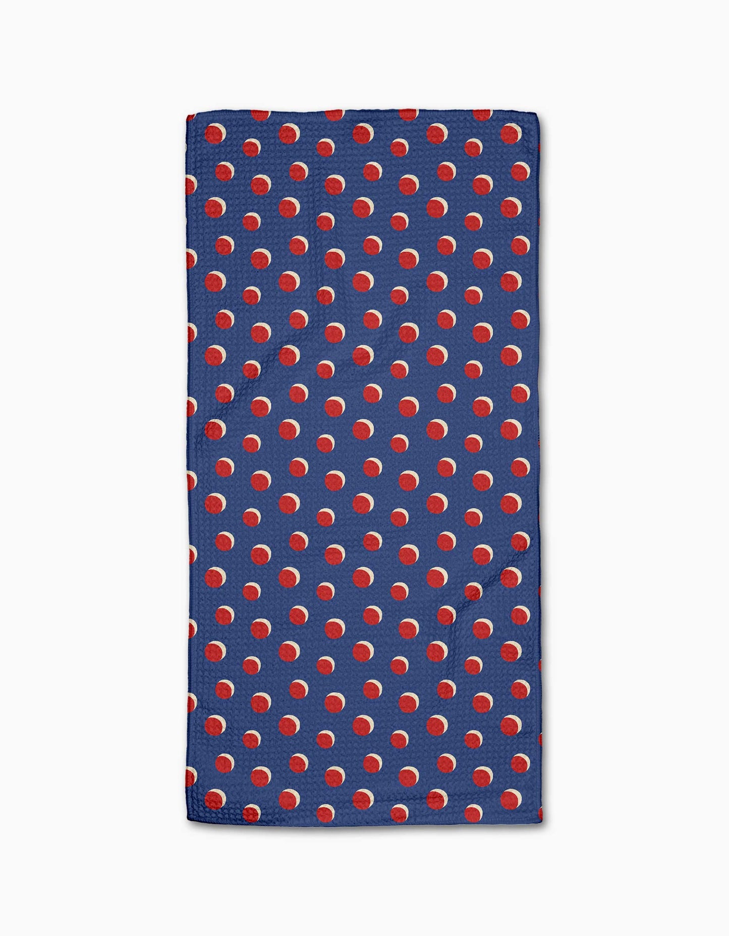 Four In A Row Dot Blue Bar Towel