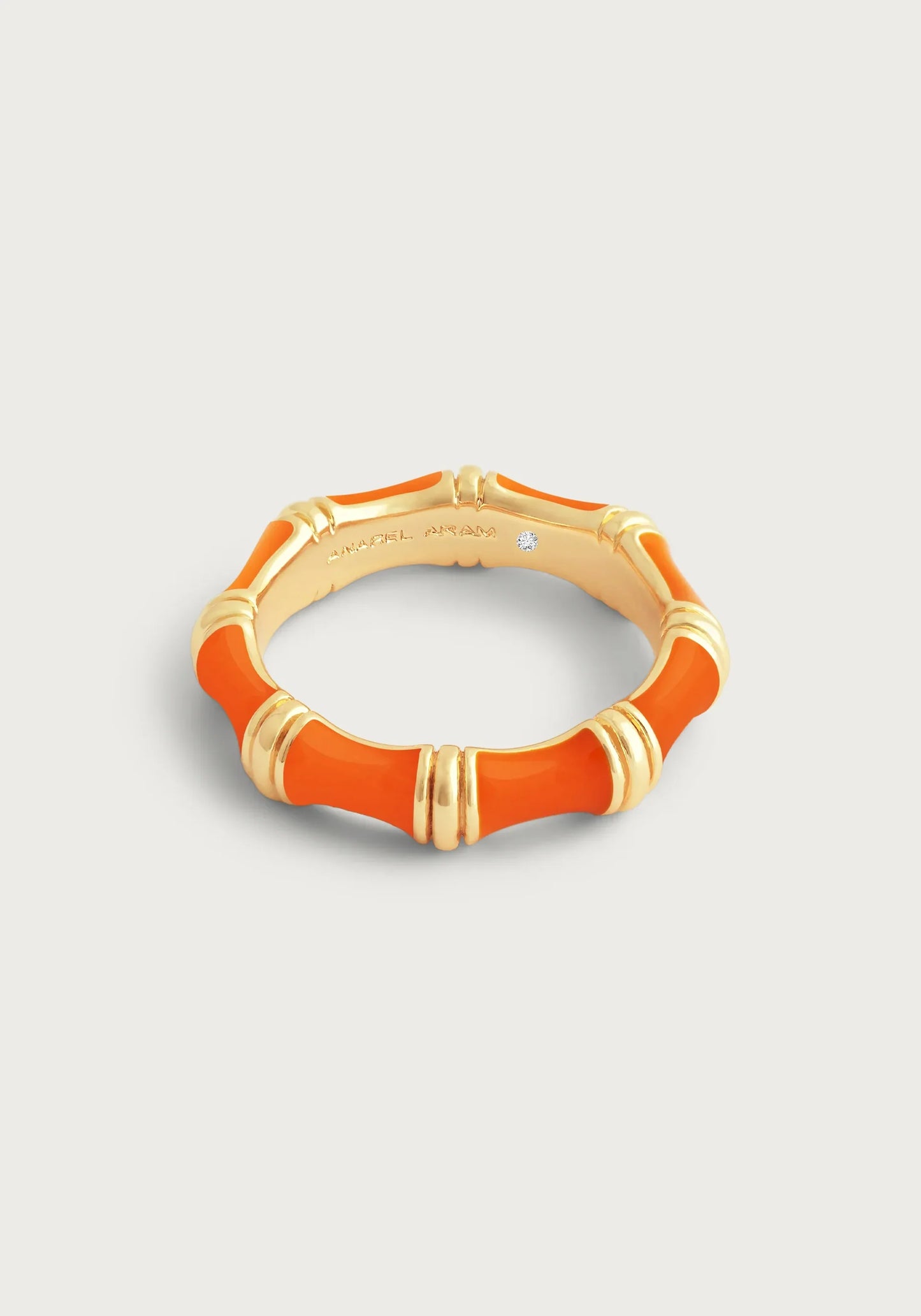 Bamboo Enameled Ring | Clementine