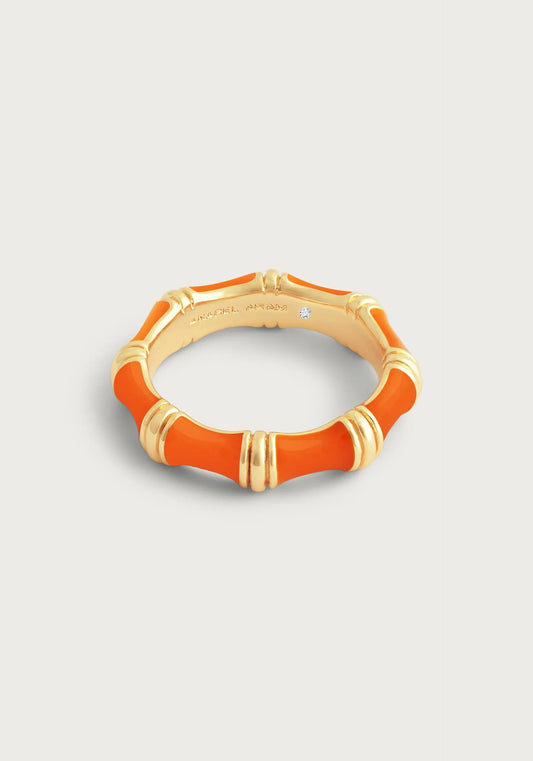 Bamboo Enameled Ring | Clementine