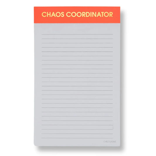 Chaos Coordinator | Lined Notepad