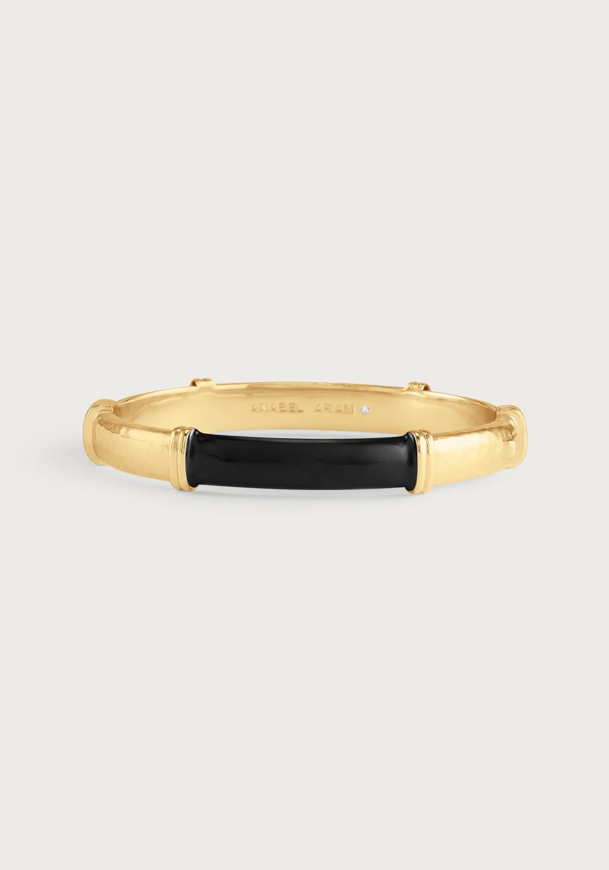 Forza Hinged Bangle | Black