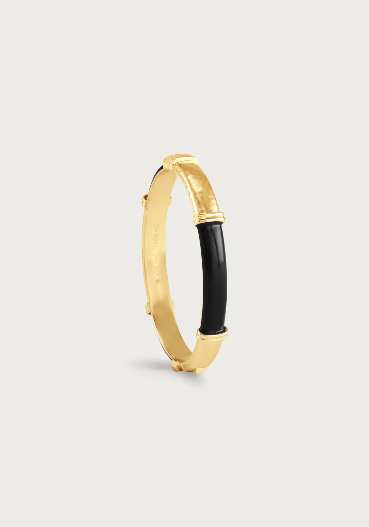 Forza Hinged Bangle | Black