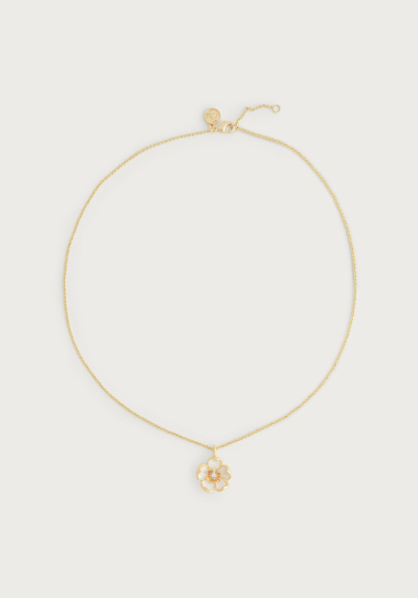 Wildflowers Enamel Pendant Necklace
