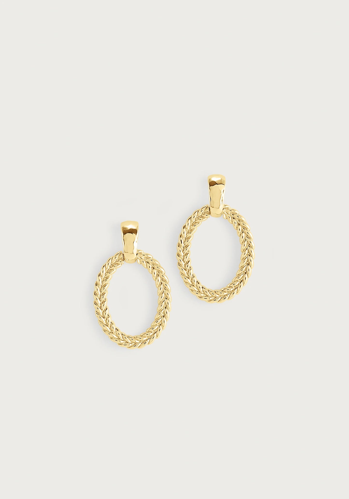 Cheval Ring Earrings | Gold