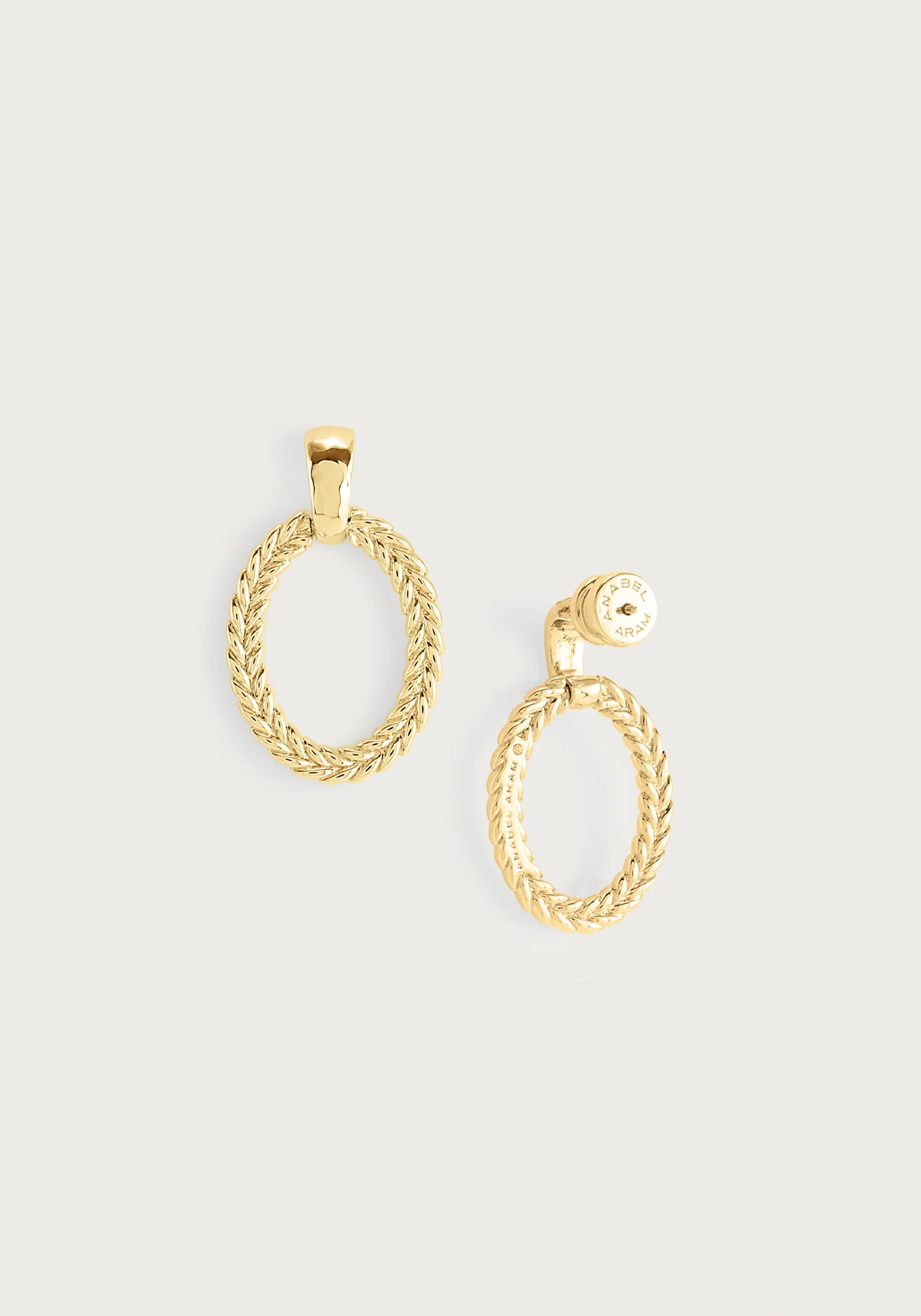 Cheval Ring Earrings | Gold