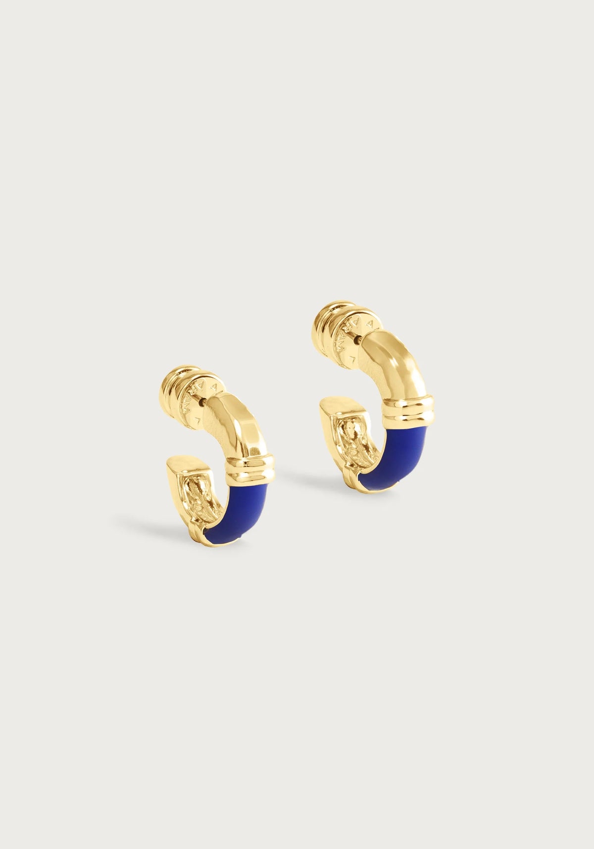 Forza Huggie Hoop Earrings | Lapis