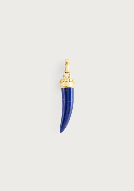 Forza Stone Horn Charm | Lapis