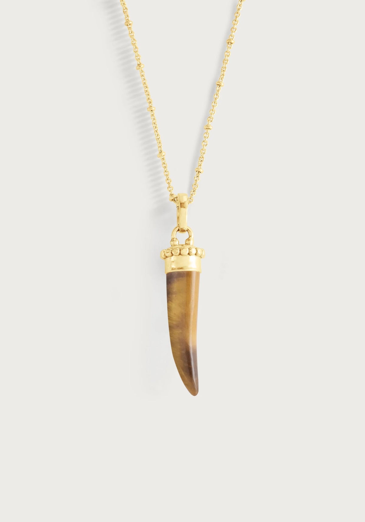 Forza Stone Horn Charm | Tiger's Eye
