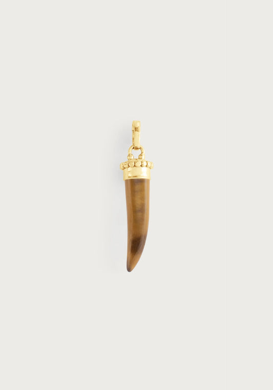 Forza Stone Horn Charm | Tiger's Eye