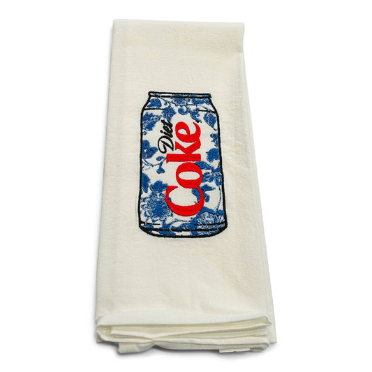 Chinoiserie Diet Coke Cotton Towel