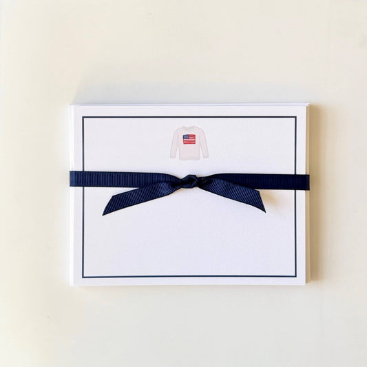 Flag Sweater - Flat Note Cards