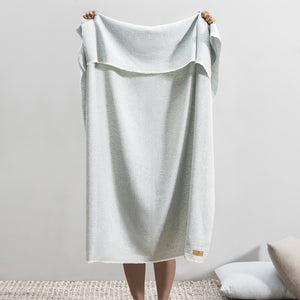 Crystal Blue Hudson Valley Throw
