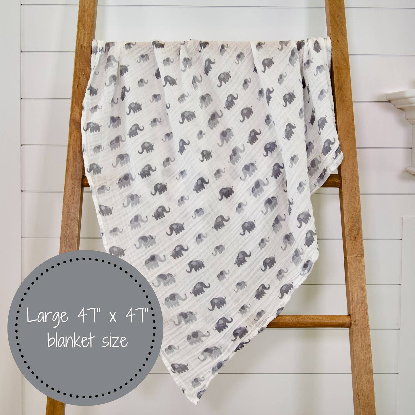 Elephantastic Baby Swaddle Blanket