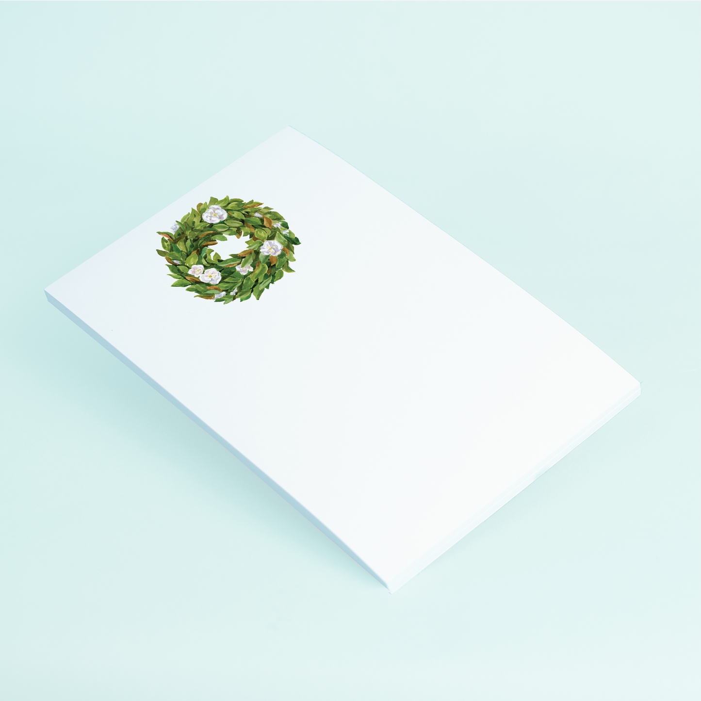 Magnolia Wreath Notepad