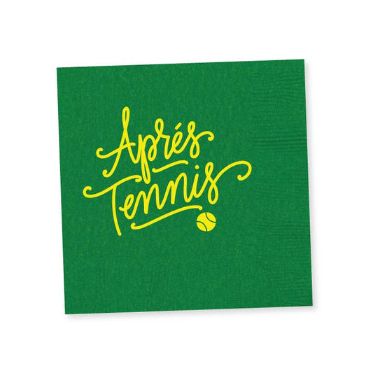 Aprés Tennis | Cups or Napkins