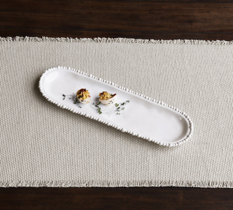 Alegria Medium Baguette Platter (White)