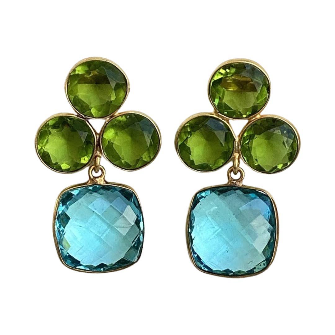 Seraphina Gold Plated Lightweight Dangle Earrings
