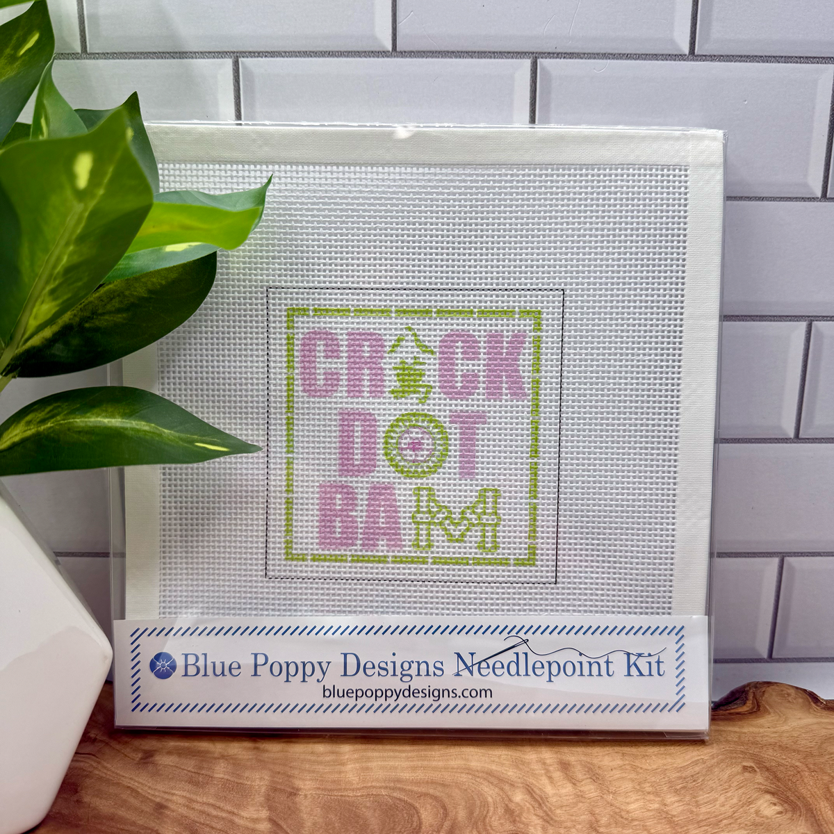 Crack Dot Bam Needlepoint Design (Mahjong)