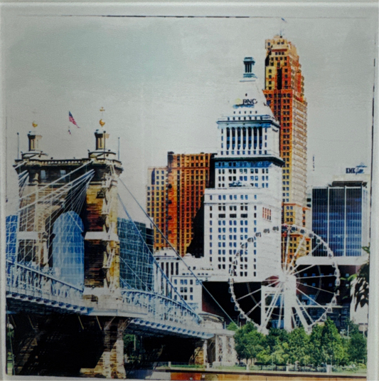 Glass The Queen Coaster