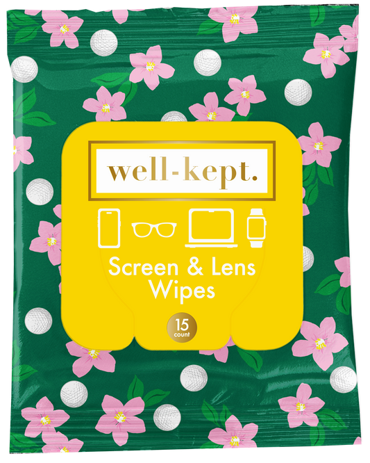 Tee Time Screen Cleansing Tech Wipes