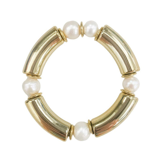 Pearl Cabana Bracelet, Gold