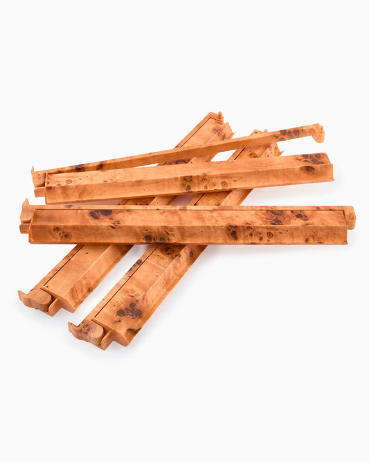 Burl Acrylic Rack and Pusher Set