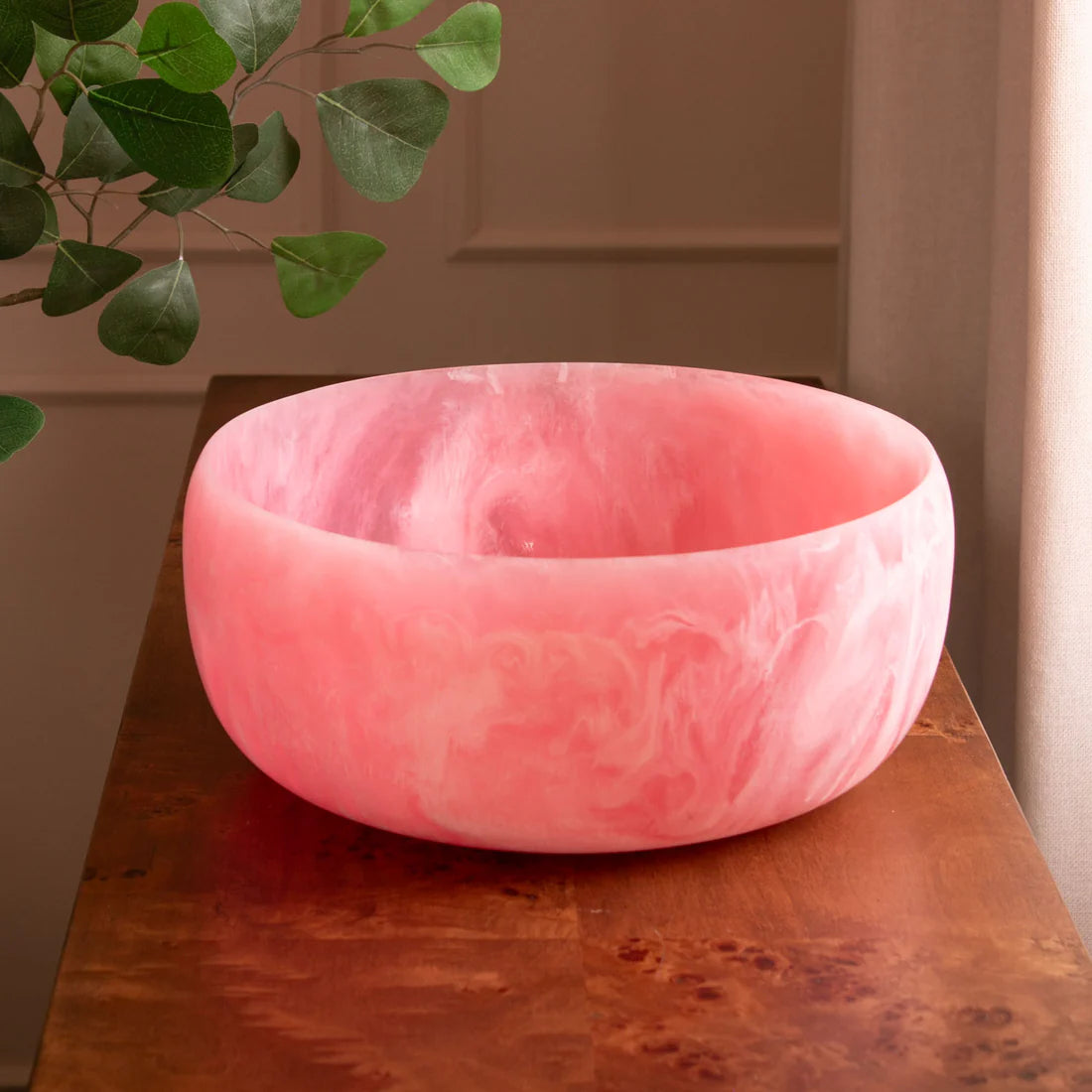 RESIN Sorbet Large Round Bowl | Raspberry