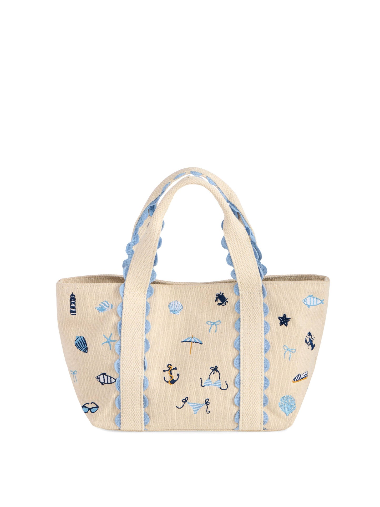 Coastal Icons Mini Tote, Natural