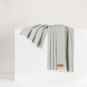 Light Gray Hudson Valley Throw